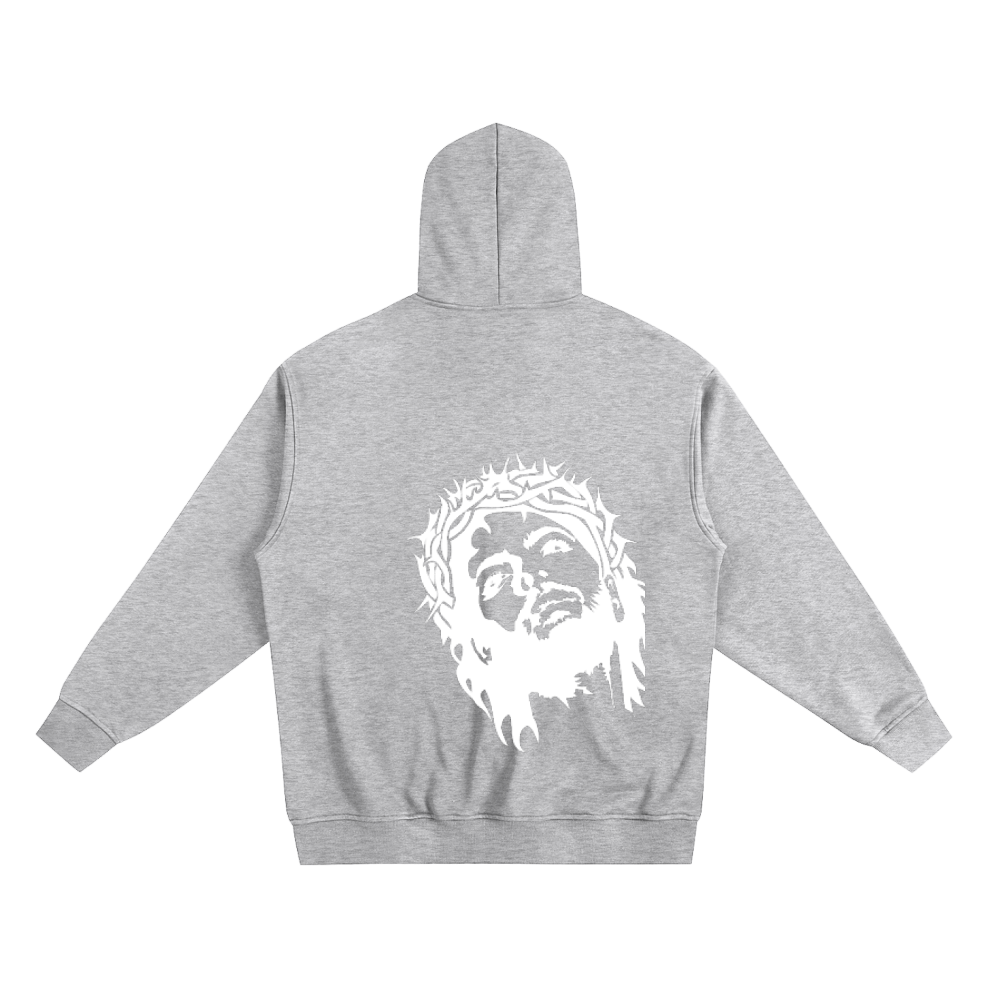 Made In Gods Image Zip Up Hoodie | White Text
